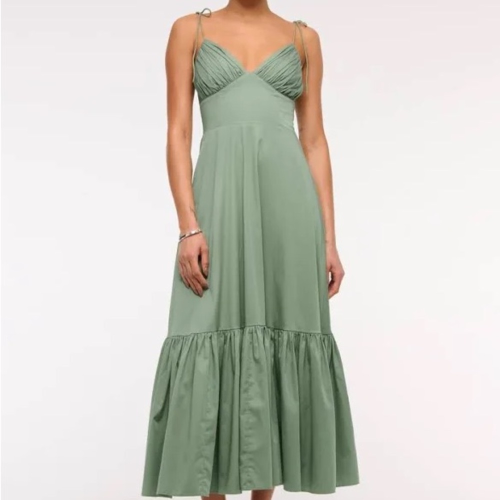 Abercrombie & Fitch Green Maxi Dress